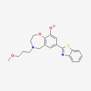 7-(1,3-benzothiazol-2-yl)-4-(3-methoxypropyl)-2,3,4,5-tetrahydro-1,4-benzoxazepin-9-ol