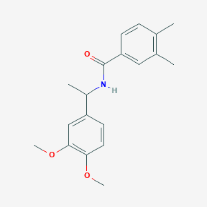 N-[1-(3,4-dimethoxyphenyl)ethyl]-3,4-dimethylbenzamide