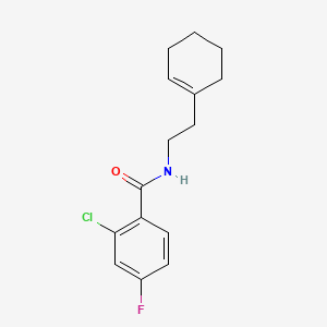 2-chloro-N-[2-(1-cyclohexen-1-yl)ethyl]-4-fluorobenzamide