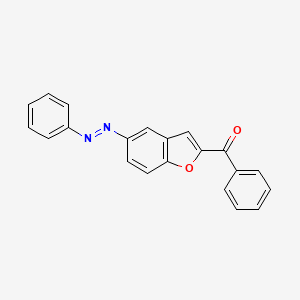 (E)-(2-BENZOYL-1-BENZOFURAN-5-YL)(PHENYL)DIAZENE