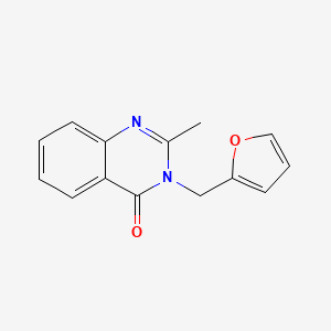 molecular formula C14H12N2O2 B5282452 4(3H)-Quinazolinone, 3-furfuryl-2-methyl- CAS No. 30954-37-1