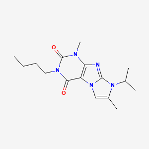 2-Butyl-4,7-dimethyl-6-propan-2-ylpurino[7,8-a]imidazole-1,3-dione