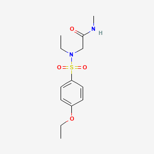 N~2~-[(4-ethoxyphenyl)sulfonyl]-N~2~-ethyl-N-methylglycinamide