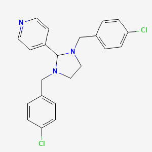 4-[1,3-bis(4-chlorobenzyl)-2-imidazolidinyl]pyridine