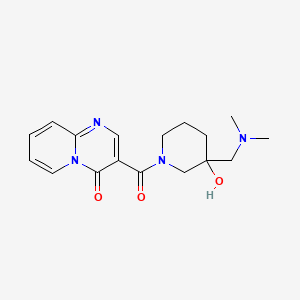 3-({3-[(dimethylamino)methyl]-3-hydroxy-1-piperidinyl}carbonyl)-4H-pyrido[1,2-a]pyrimidin-4-one