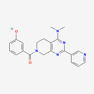 3-{[4-(dimethylamino)-2-pyridin-3-yl-5,8-dihydropyrido[3,4-d]pyrimidin-7(6H)-yl]carbonyl}phenol