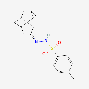 4-methyl-N-[(Z)-4-tricyclo[4.3.1.03,8]decanylideneamino]benzenesulfonamide