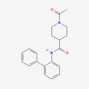 1-acetyl-N-2-biphenylyl-4-piperidinecarboxamide