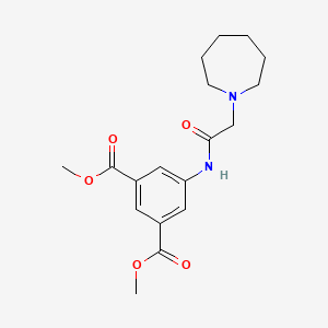 DIMETHYL 5-{[2-(1-AZEPANYL)ACETYL]AMINO}ISOPHTHALATE