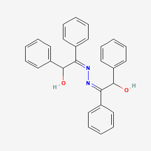 molecular formula C28H24N2O2 B5283143 2-hydroxy-1,2-diphenylethanone (2-hydroxy-1,2-diphenylethylidene)hydrazone 