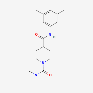 N~4~-(3,5-dimethylphenyl)-N~1~,N~1~-dimethylpiperidine-1,4-dicarboxamide