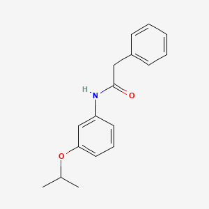 N-(3-isopropoxyphenyl)-2-phenylacetamide