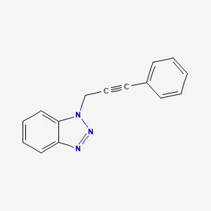 1H-Benzotriazole, 1-(3-phenyl-2-propyn-1-yl)-