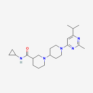 N-cyclopropyl-1'-(6-isopropyl-2-methylpyrimidin-4-yl)-1,4'-bipiperidine-3-carboxamide