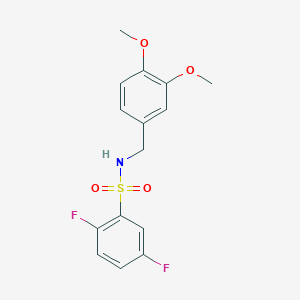 N-(3,4-dimethoxybenzyl)-2,5-difluorobenzenesulfonamide