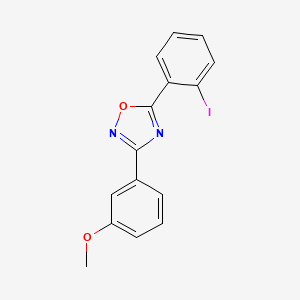 5-(2-iodophenyl)-3-(3-methoxyphenyl)-1,2,4-oxadiazole