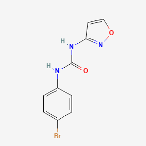 molecular formula C10H8BrN3O2 B5283546 1-(4-Bromophenyl)-3-(1,2-oxazol-3-yl)urea 