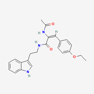 2-(acetylamino)-3-(4-ethoxyphenyl)-N-[2-(1H-indol-3-yl)ethyl]acrylamide