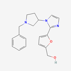 {5-[1-(1-benzylpyrrolidin-3-yl)-1H-imidazol-2-yl]-2-furyl}methanol