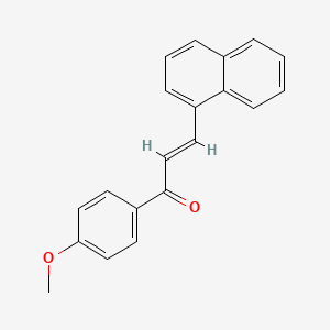 1-(4-methoxyphenyl)-3-(1-naphthyl)-2-propen-1-one