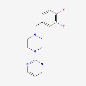 2-[4-[(3,4-Difluorophenyl)methyl]piperazin-1-yl]pyrimidine