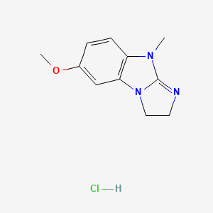 6-methoxy-9-methyl-2,9-dihydro-3H-imidazo[1,2-a]benzimidazole hydrochloride