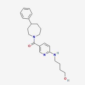 4-({5-[(4-phenylazepan-1-yl)carbonyl]pyridin-2-yl}amino)butan-1-ol