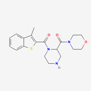 4-({1-[(3-methyl-1-benzothien-2-yl)carbonyl]-2-piperazinyl}carbonyl)morpholine