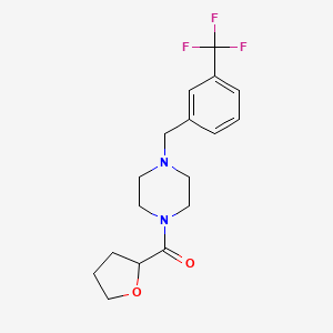 1-(tetrahydro-2-furanylcarbonyl)-4-[3-(trifluoromethyl)benzyl]piperazine