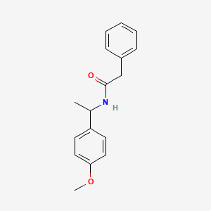 N-[1-(4-methoxyphenyl)ethyl]-2-phenylacetamide