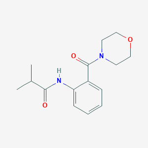 2-methyl-N-[2-(4-morpholinylcarbonyl)phenyl]propanamide