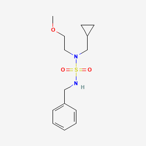 N'-benzyl-N-(cyclopropylmethyl)-N-(2-methoxyethyl)sulfamide