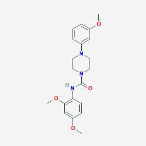 N-(2,4-dimethoxyphenyl)-4-(3-methoxyphenyl)piperazine-1-carboxamide