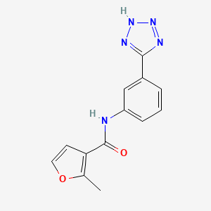 molecular formula C13H11N5O2 B5284309 2-methyl-N-[3-(1H-tetrazol-5-yl)phenyl]-3-furamide 