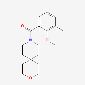 9-(2-methoxy-3-methylbenzoyl)-3-oxa-9-azaspiro[5.5]undecane