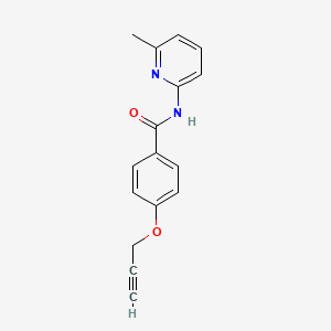 molecular formula C16H14N2O2 B5284349 N-(6-methylpyridin-2-yl)-4-prop-2-ynoxybenzamide 