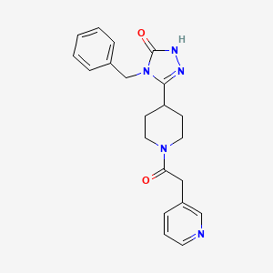 4-benzyl-5-[1-(3-pyridinylacetyl)-4-piperidinyl]-2,4-dihydro-3H-1,2,4-triazol-3-one