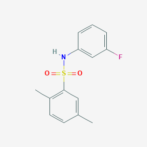 N-(3-fluorophenyl)-2,5-dimethylbenzenesulfonamide