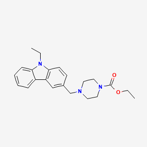 ethyl 4-[(9-ethyl-9H-carbazol-3-yl)methyl]-1-piperazinecarboxylate