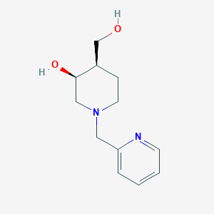 (3S*,4R*)-4-(hydroxymethyl)-1-(2-pyridinylmethyl)-3-piperidinol