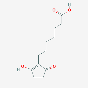 B052846 7-(2-Hydroxy-5-oxocyclopent-1-EN-1-YL)heptanoic acid CAS No. 23535-02-6