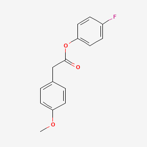 4-fluorophenyl (4-methoxyphenyl)acetate