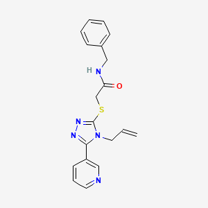 2-{[4-ALLYL-5-(3-PYRIDINYL)-4H-1,2,4-TRIAZOL-3-YL]SULFANYL}-N-BENZYLACETAMIDE