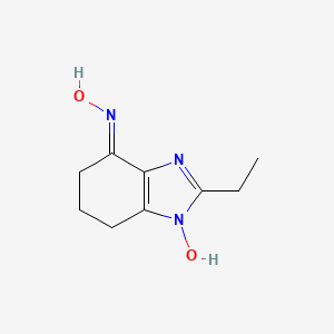 2-ethyl-1-hydroxy-1,5,6,7-tetrahydro-4H-benzimidazol-4-one oxime