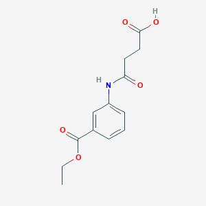 3-{[3-(ETHOXYCARBONYL)PHENYL]CARBAMOYL}PROPANOIC ACID