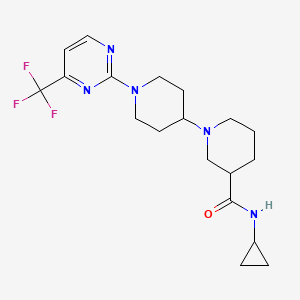 N-cyclopropyl-1'-[4-(trifluoromethyl)pyrimidin-2-yl]-1,4'-bipiperidine-3-carboxamide