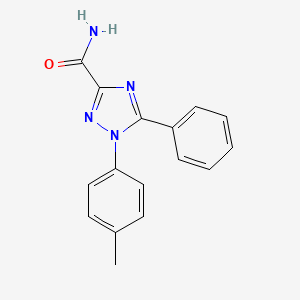 1-(4-methylphenyl)-5-phenyl-1H-1,2,4-triazole-3-carboxamide