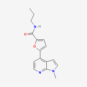 5-(1-methyl-1H-pyrrolo[2,3-b]pyridin-4-yl)-N-propyl-2-furamide