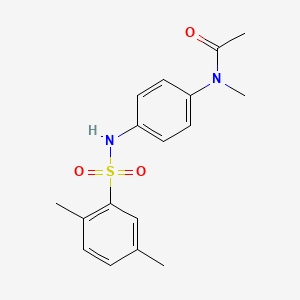 N-(4-{[(2,5-dimethylphenyl)sulfonyl]amino}phenyl)-N-methylacetamide