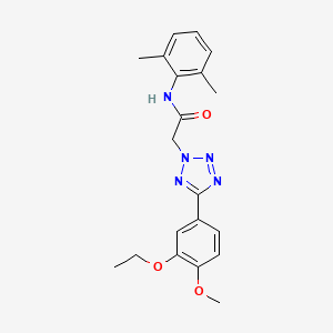 N-(2,6-dimethylphenyl)-2-[5-(3-ethoxy-4-methoxyphenyl)-2H-tetrazol-2-yl]acetamide